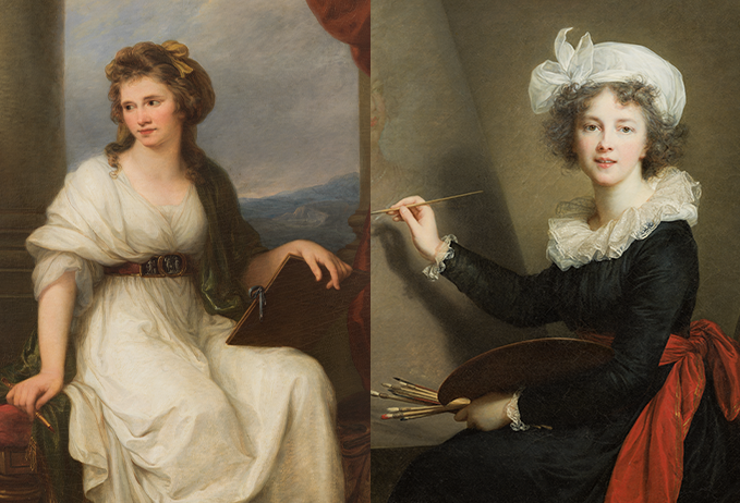 mostra "Angelica e Élisabeth. L’età delle donne pittrici" a Napoli