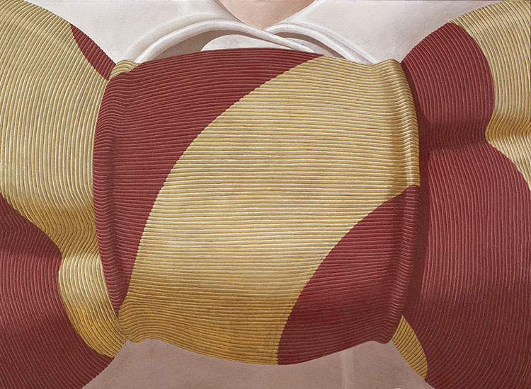 Domenico Gnoli (Roma 1933 - New York 1970) Bow tie, 1969 acrilico e sabbia su tela, 140 x 160 cm Collezione Luigi e Peppino Agrati - Intesa Sanpaolo