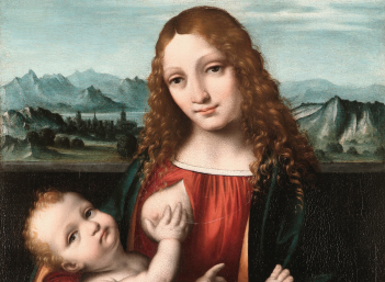 Marco d'Oggiono. La Madonna del Latte