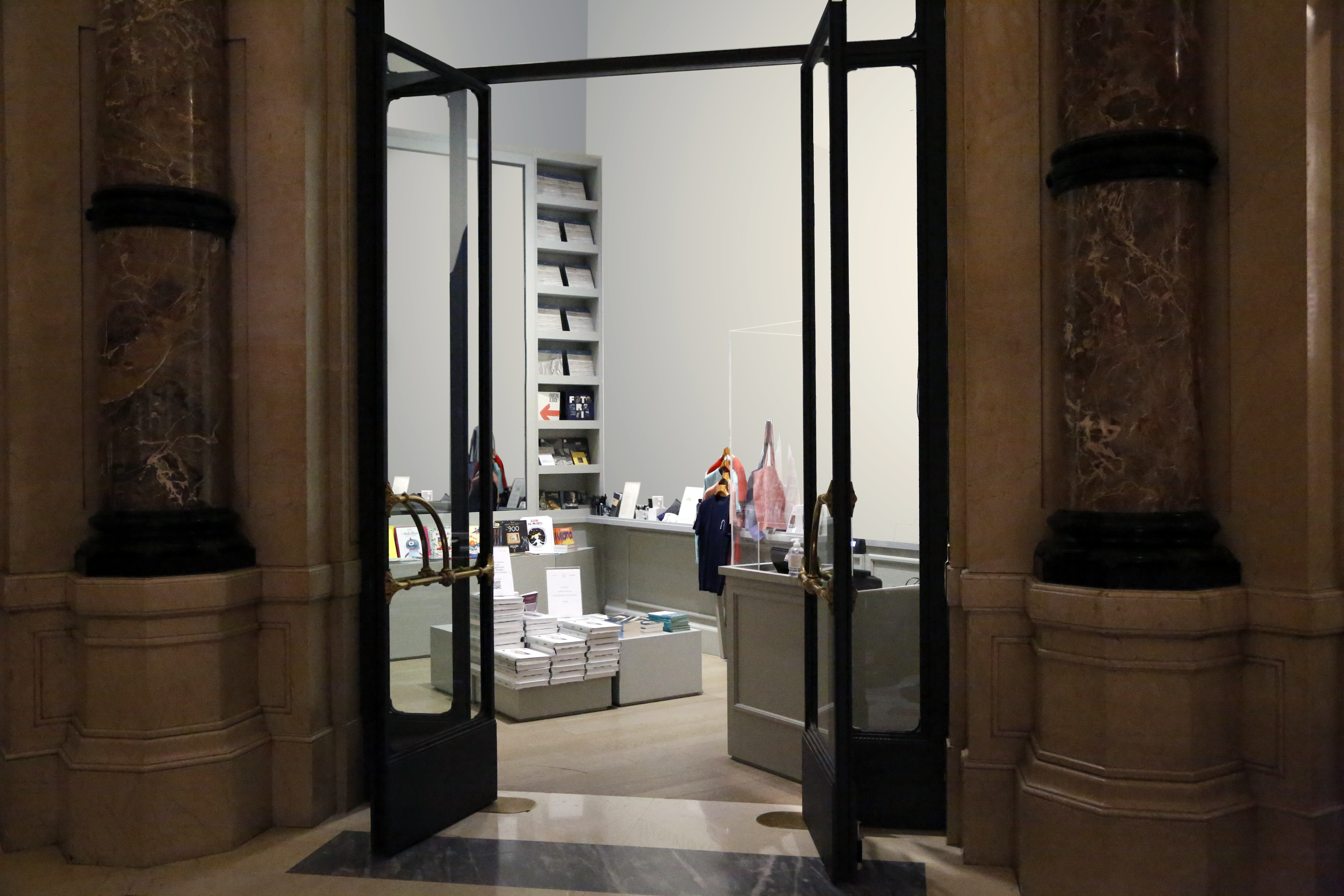 Bookshop at Gallerie d'Italia in Milan