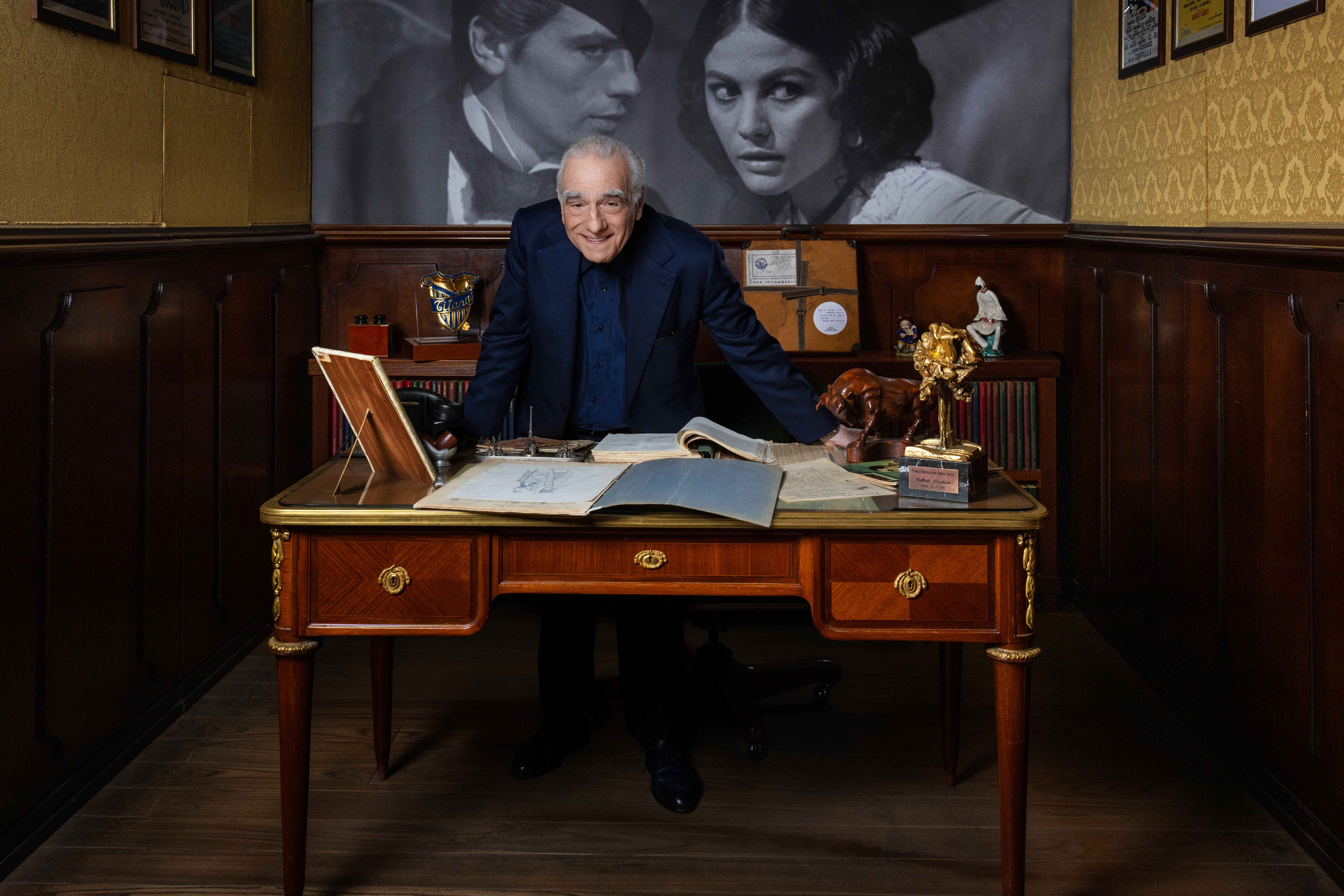Martin Scorsese. Foto della mostra "Piano sequenza la Mole" a Torino