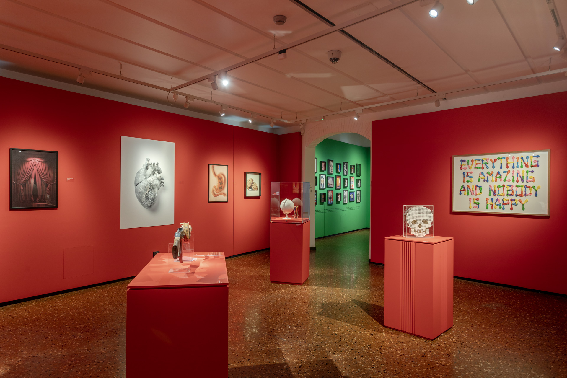 photo of the red room setup