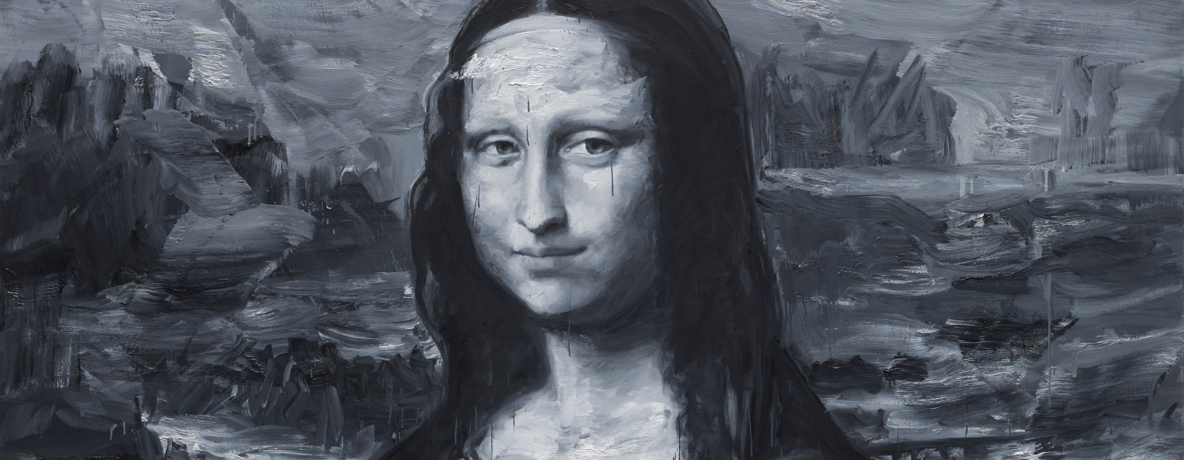 Yan Pei-Ming, Les Funérailles de Monna Lisa